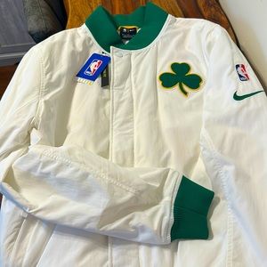 Boston Celtics Nike Bomber Style Jacket M Never Worn With Tags